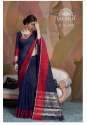 Formal Wear Plain Cotton linen saree