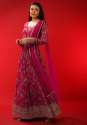 Pink Georgette Anarkali Suit For Women thumb 1