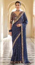 Organza Base Embroidery Saree