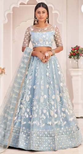 Soft Net Lehenga Choli By Kreeva  by Kreeva Lifestyle