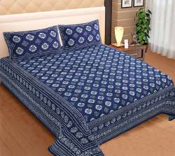 doublebed handblock bedsheet525