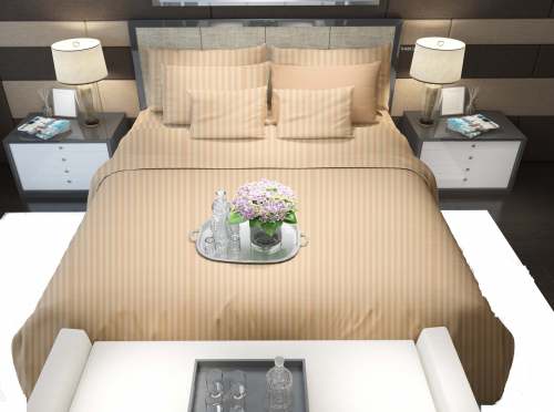 Home Décor sateen Bed Sheet & Pillow Covers Set