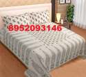 INDIGO BEDSHEET HANDBLOCK DOUBLEBED 
