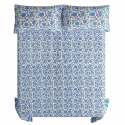 INDIGO HANDBLOCK BEDSHEET DOUBLEBED  thumb 1