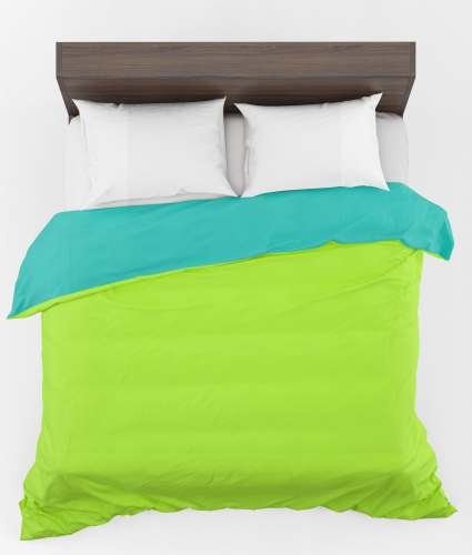 Microfiber Reversible Comforter, double bed 