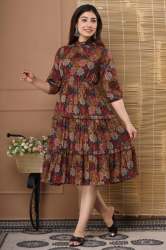 Beautiful Brown One Piece Dress