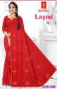 Fancy Red Saree For Women