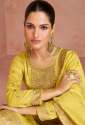 Premium Silk Yellow Salwar Kameez  thumb 1