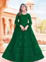semi-stitched-dark-green-net-anarkali-suit