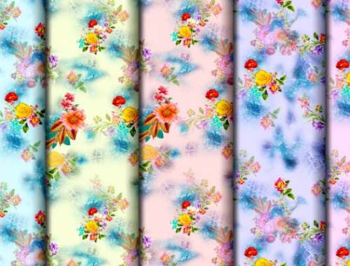 Floral Print Digital Printed Fabric service  by The Digital House