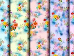Floral Print Digital Printed Fabric service 