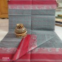 Bengal cotton Tant Saree thumb 1