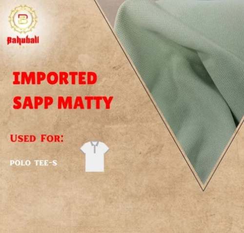 Polo T shirts Knitted Fabric by Bahubali Fabrics