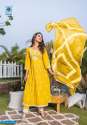 Kiana Banno Wholesale Pure Cotton Nayra Cut With Thread Hand Work Tops With Pant And Dupatta thumb 13