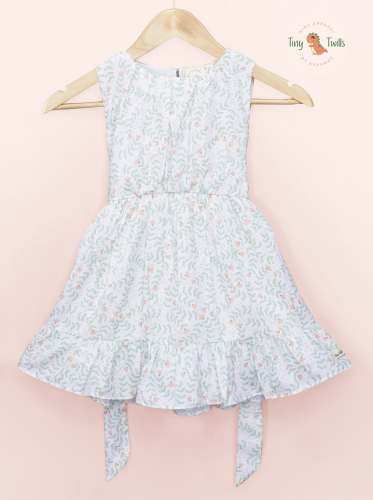 Knee length Casual Wear Kids Girls Frock 