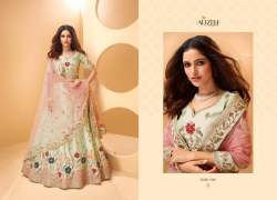 Alizeh Sangeet Designer Silk Festive Wear Lehenga