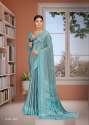 Italian Crepe Silk Uniform Saree  thumb 4