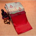 Rich Pallu Soft Litchi Silk Saree  thumb 4