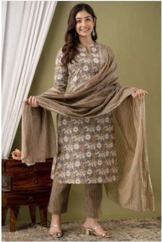 Harita Ladies designer cotton fancy Printed Suits by Sharma Creations