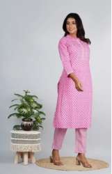 Ladies Cotton printed kurtis Pant Set