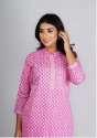Ladies Cotton printed kurtis Pant Set thumb 1