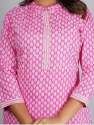 Ladies Cotton printed kurtis Pant Set thumb 3