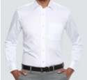 mens white color Collar Neck cotton shirt