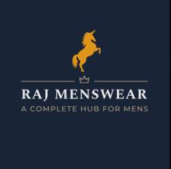 RAJ MENS WEAR logo icon