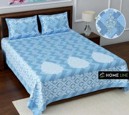 Cotton Floral Printed Bed Sheet