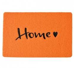 Orange PVC Door Mat For Bathroom