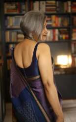 Peacock Green Khun Sleeveless Blouse