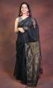 plain-black-maheshwari-cotton-silk-saree