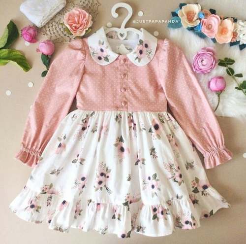 JJ -25  PINK HIT KIDS FROCK by JB Fashion