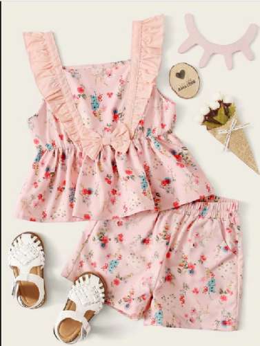 JJ -29  Kids Girls 2pcs dress by JB Fashion