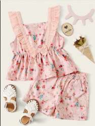JJ -29  Kids Girls 2pcs dress