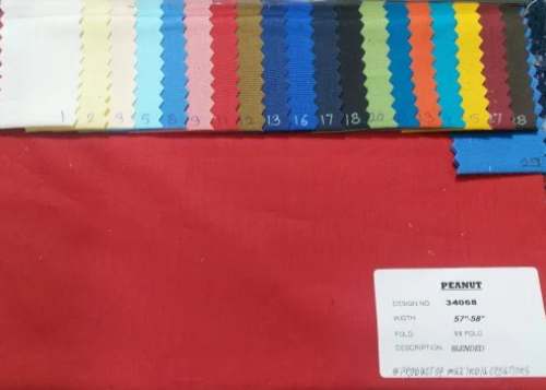 58 Plain Cotton Poplin Shirting Fabric  by Max India Creation