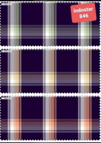 Checks Twill Shirting Fabric 
