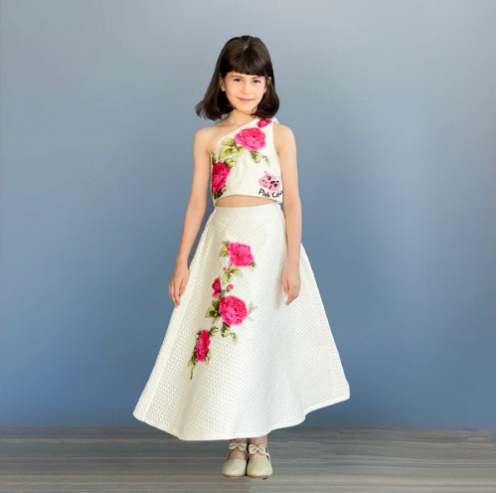 Kid Couture Quilted Ghaghra Choli 