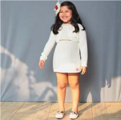 White Scuba Shrug With Fringes Tassel 