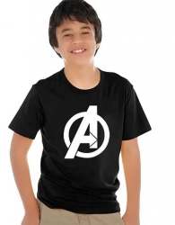 Black T shirt for Kids Boys 