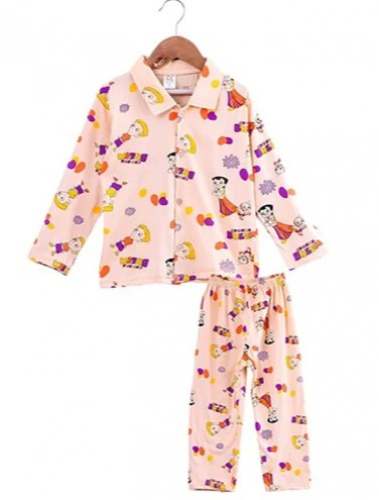 Cartoon Print Cotton Kids Nightwear for Boys  by Indilittle Global Export