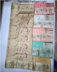 Multi color Semi designer Wedding Paithani Saree