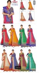 Multiple color Party Wear Khicha Silk Saree