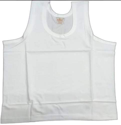 Mens White Vest by SKC 