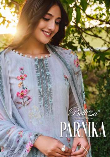 Parnika By Belliza Printed Ladies Salwar Suit  by Belliza Designer Studio