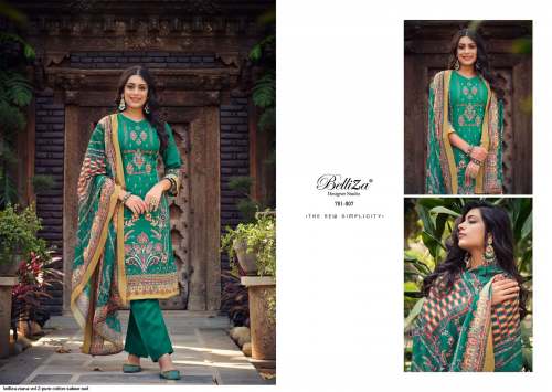 Ziana Vol 2 Pure Cotton Salwar Suit by Belliza by Belliza Designer Studio