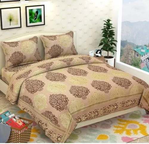 108*108 Cotton Jaipuri Bed Sheet  by Abhishek Kshirsagar Tex Mills