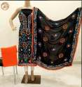 Premium Quality Georgette Phulkari Suit Material  thumb 1