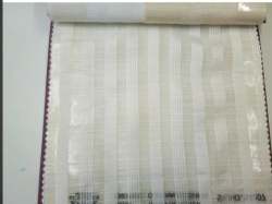 Plain Stripe sheer curtain Fabric 