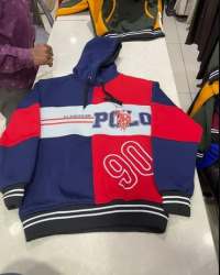 Mens Printed Woolen Hoodie Sweatshirt